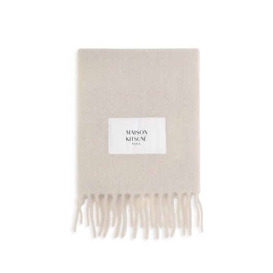 Maison Kitsuné Beige Polyamide Scarf