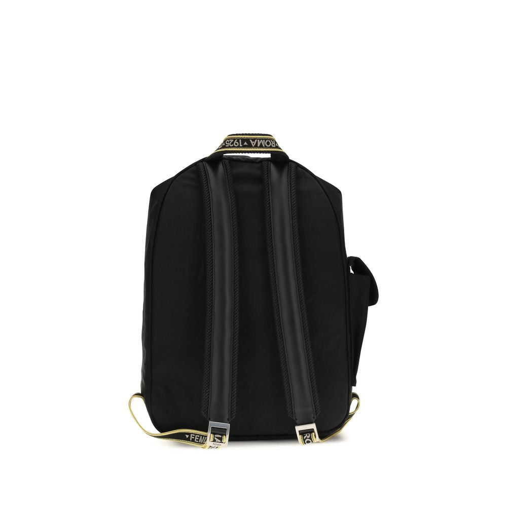 Fendi Black Polyamide Backpack
