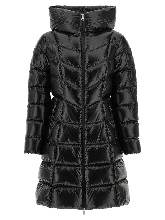 Moncler Black Polyamide Full-Length Jacket
