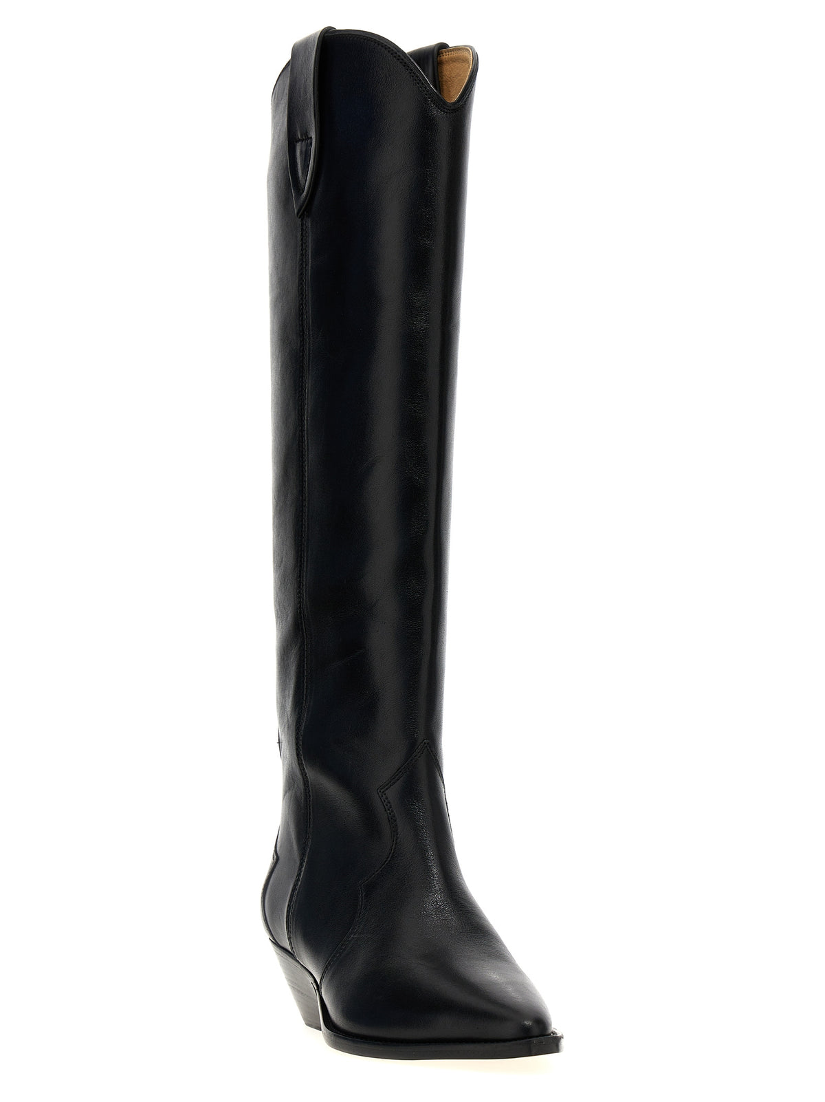 Isabel Marant Black Calfskin Chelsea Boots