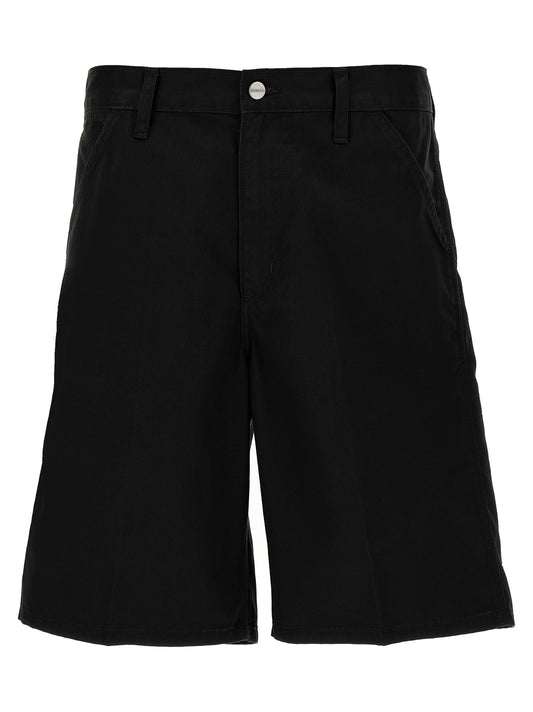 Carhartt Wip Black Polyester Bermuda Shorts