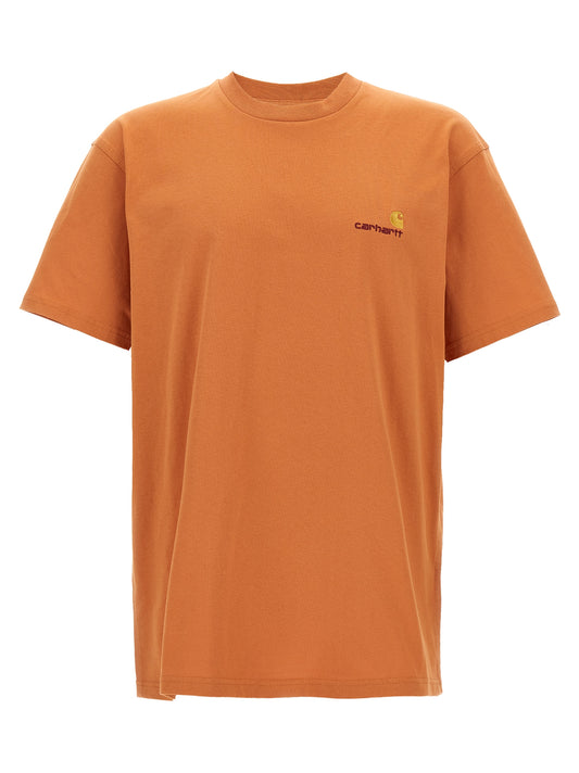 Carhartt Wip Orange Organic Cotton T-Shirt
