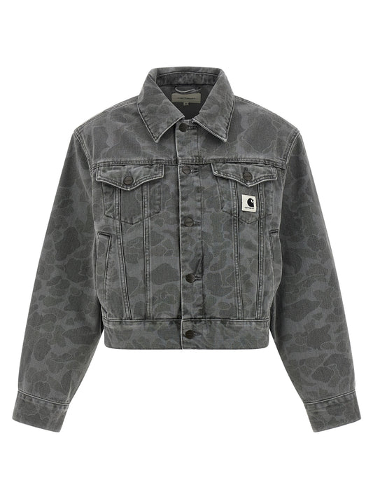 Carhartt Wip Gray Organic Cotton Denim Jacket
