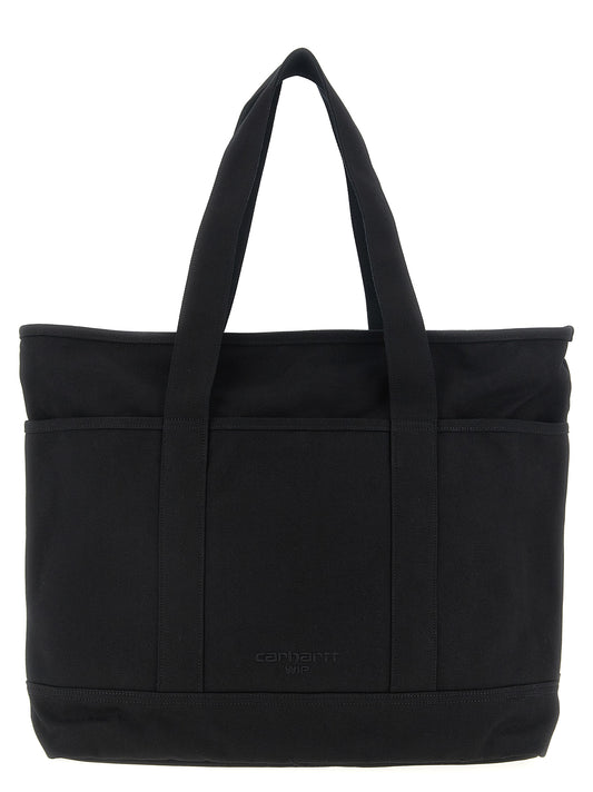 Carhartt Wip Black Cotton Tote Bag