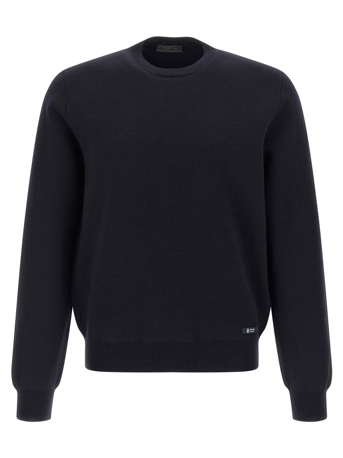 Prada Blue Virgin Wool Cardigan
