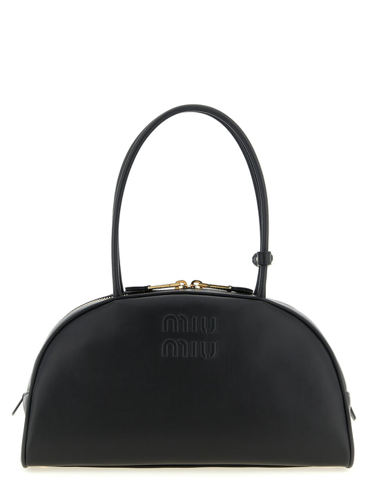 Miu Miu Black Calfskin Shoulder Bag
