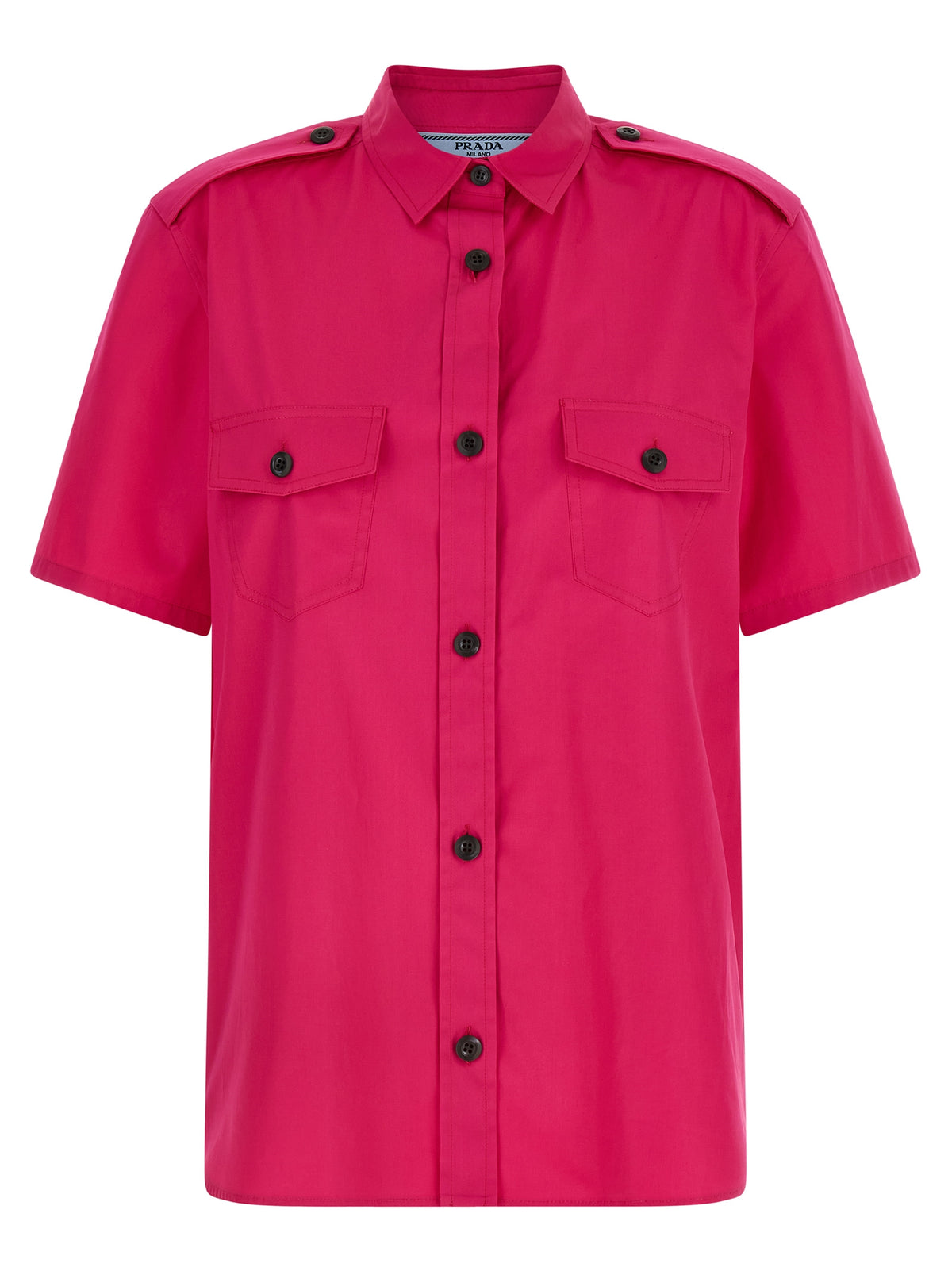 Prada Fuchsia Cotton Blouse