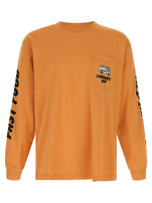 Carhartt Wip Orange Cotton T-Shirt