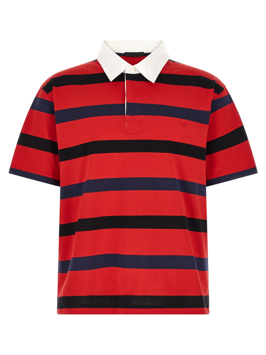 Prada Red Cotton Polo Shirt