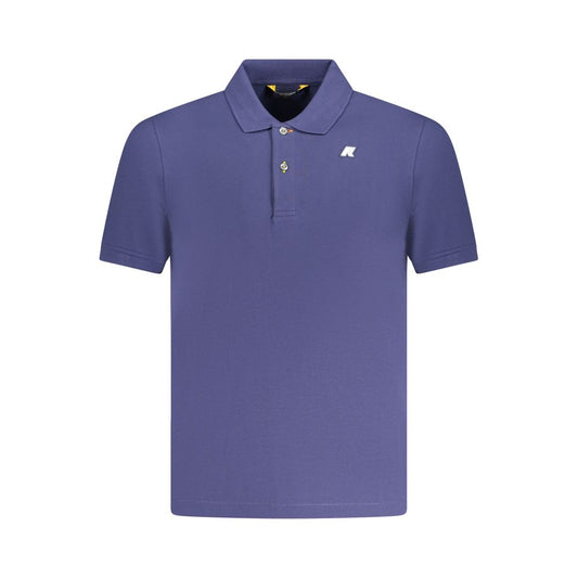 K-WAY Blue Cotton Men's Polo Shirt