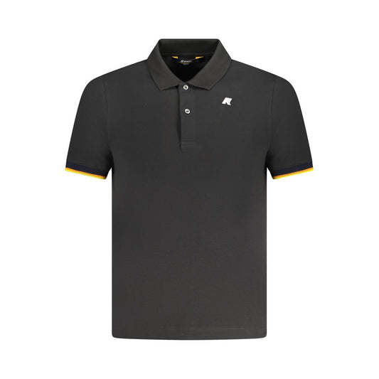 K-WAY Black Cotton Men's Polo