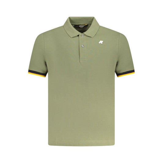 K-WAY Verde Cotton Men Polo