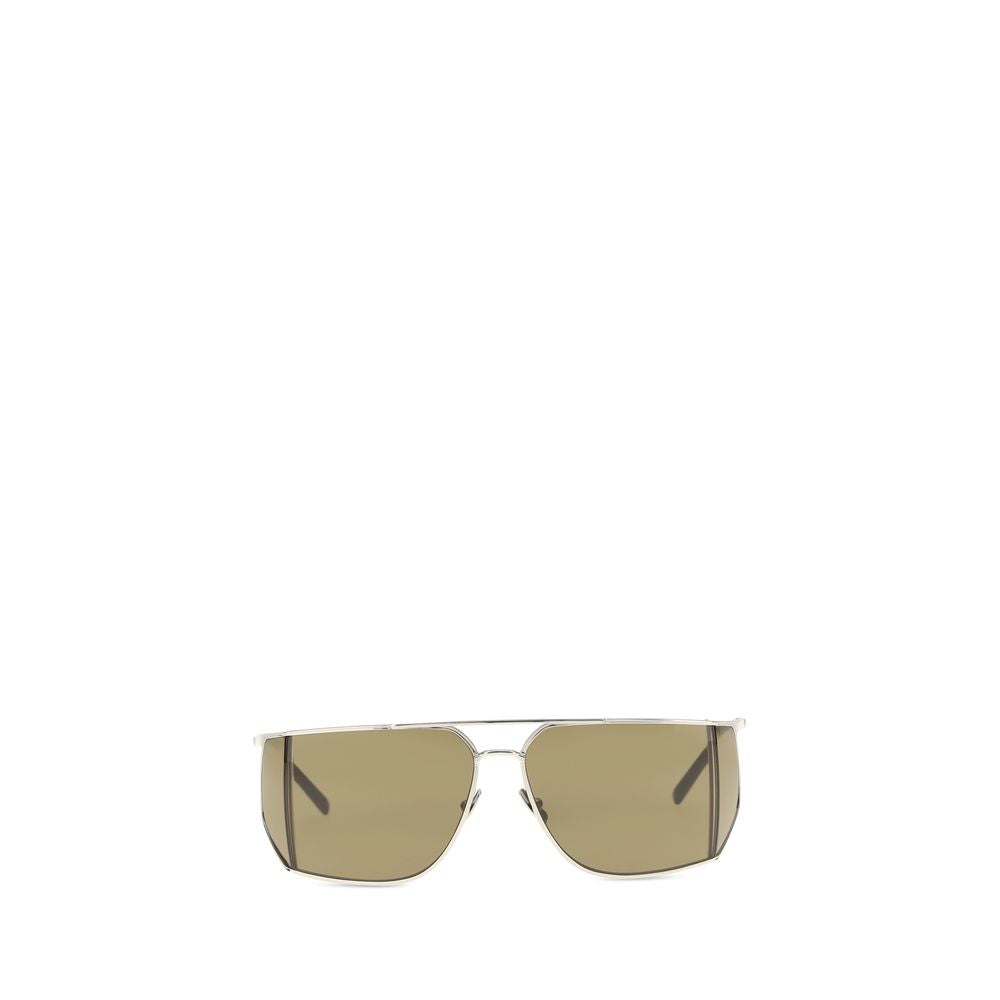 Saint Laurent Silver Metal Sunglasses