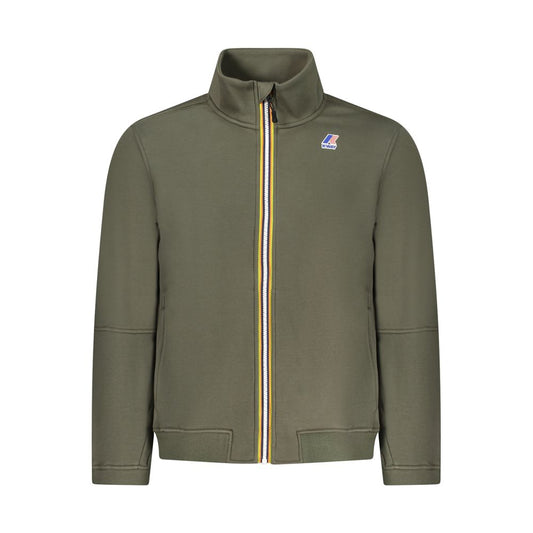 K-WAY Green Cotton Men Sweater