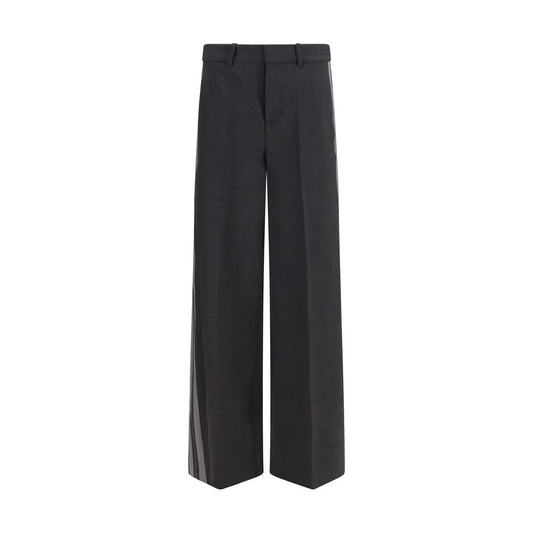 P.A.R.O.S.H. Brown Wool Oves Aries Casual Pants