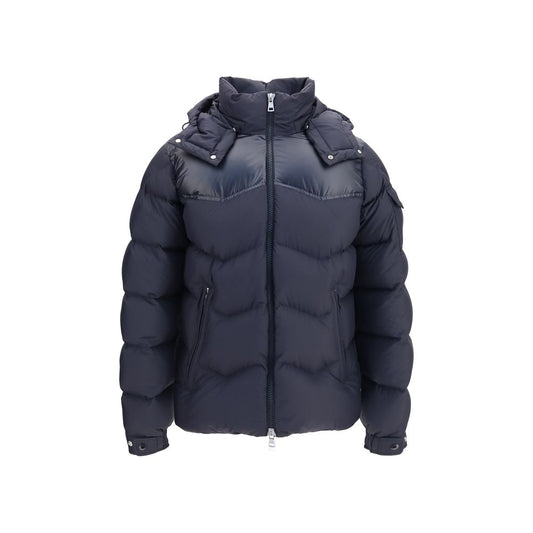 Moncler Blue Goose Down Full-Length Jacket