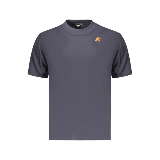 K-WAY Blue Cotton Men's T-Shirt