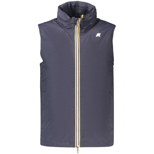 K-WAY Blue Nylon Men's Jacket