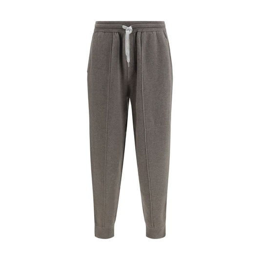 Brunello Cucinelli Bicolor Cashmere Joggers (Workout Pants)