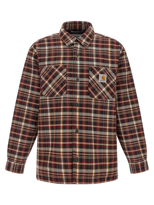 Carhartt Wip Red Cotton Pattern Shirt