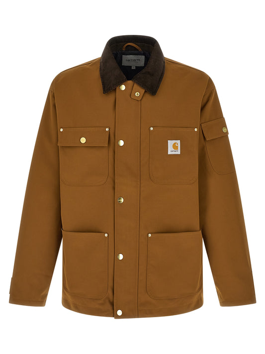Carhartt Wip Brown Nylon Full-Length Jacket