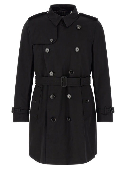 Burberry Black Cotton Coat