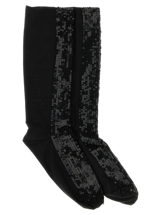 P.A.R.O.S.H. Black Polyamide Socks