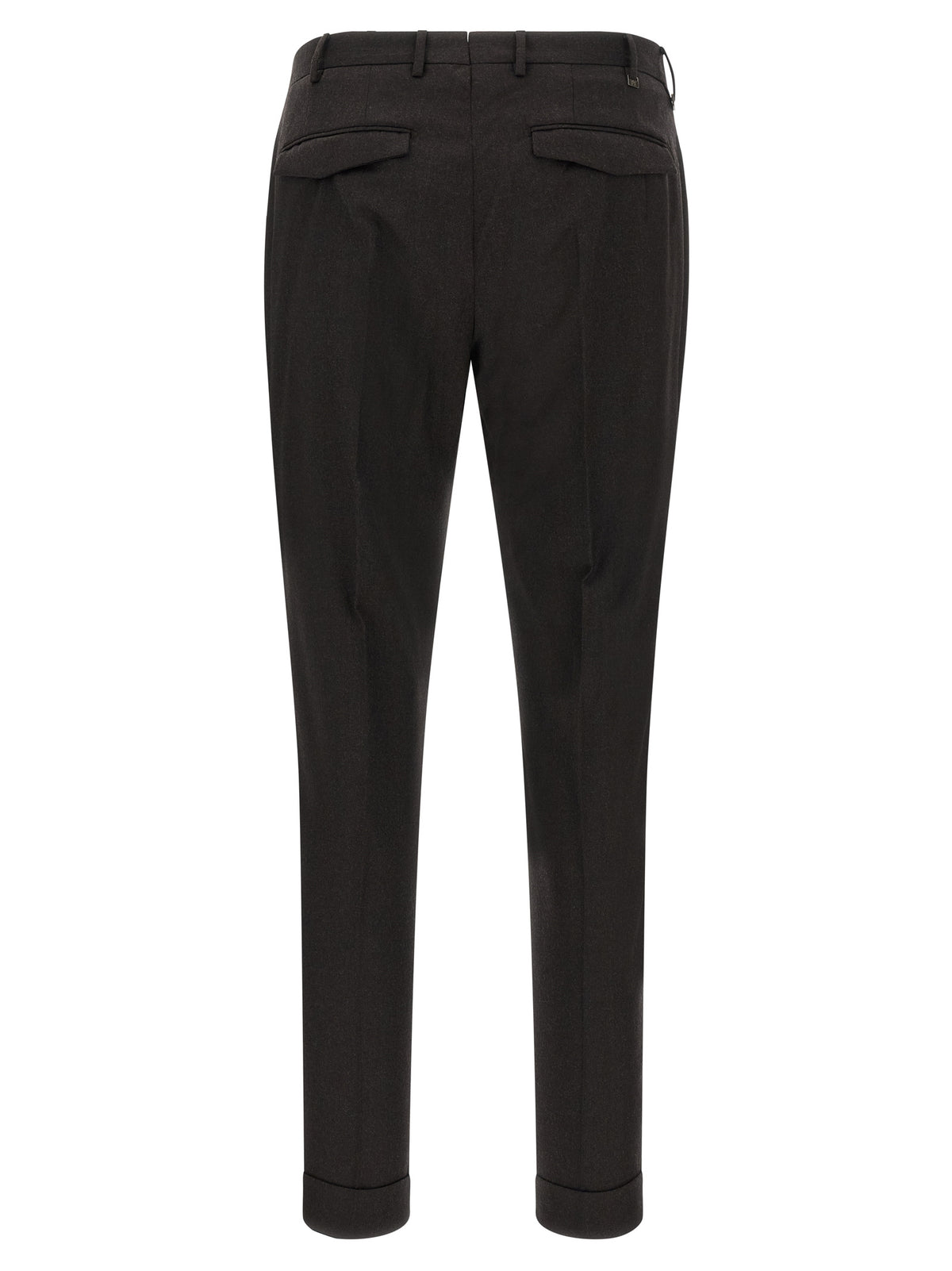 PT Torino Brown Virgin Wool Dress Pants