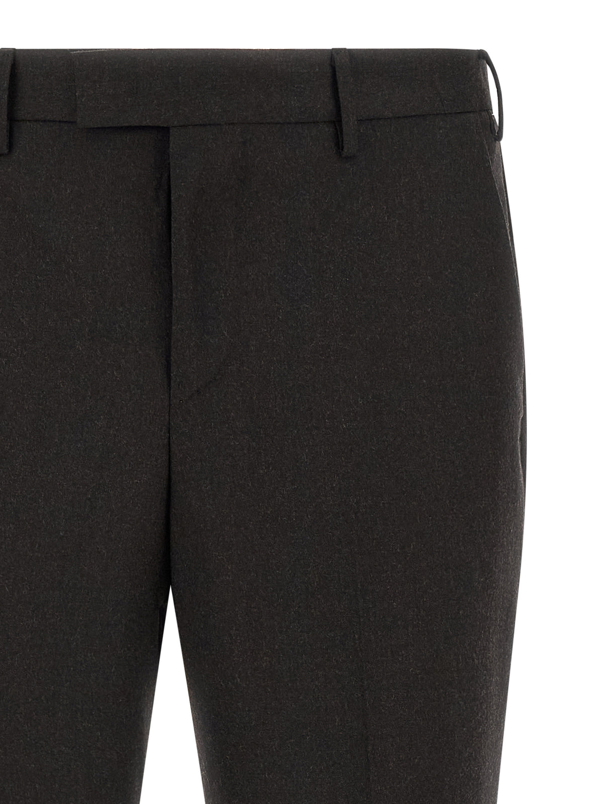 PT Torino Brown Virgin Wool Dress Pants