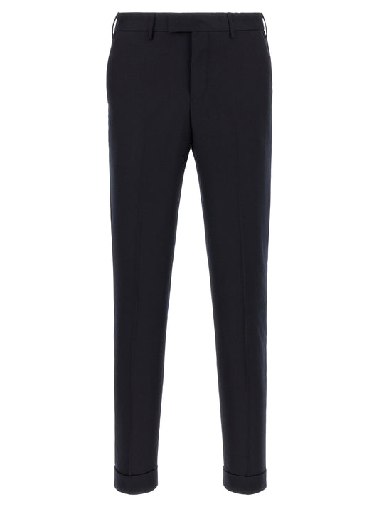 PT Torino Blue Virgin Wool Dress Pants