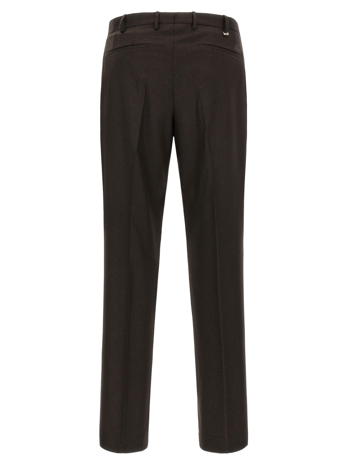 PT Torino Brown Virgin Wool Dress Pants