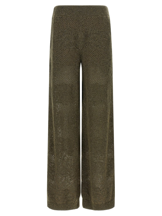 Brunello Cucinelli Bicolor Nylon Casual Pants