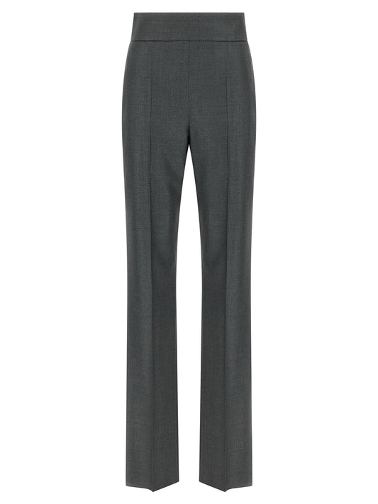 Valentino Garavani Gray Virgin Wool Dress Pants