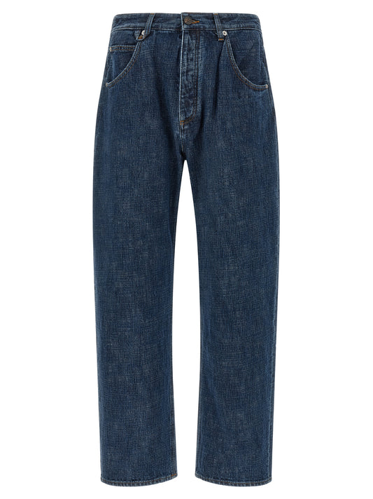 Jacquemus Blue Organic Cotton Relaxed Fit Jeans