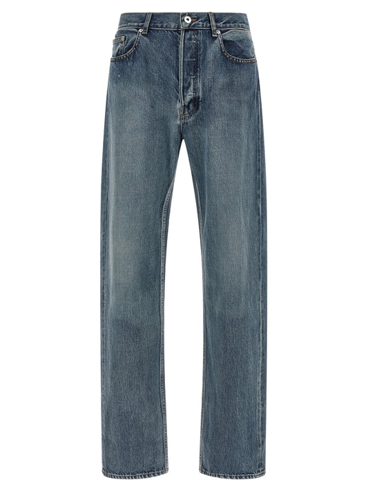 J.W.Anderson Blue Cotton Straight-Leg Jeans