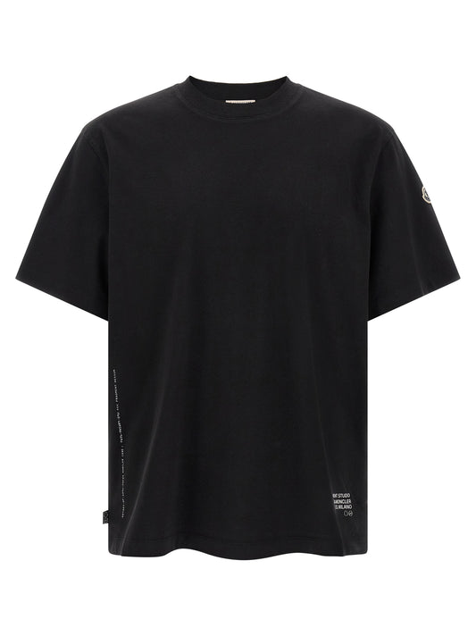 MONCLER GENIUS Black Cotton T-Shirt