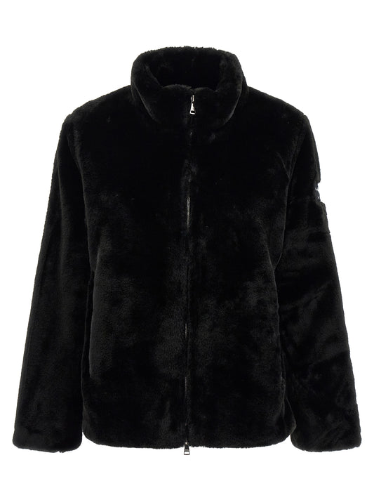 Tatras Black Polyester Full-Length Jacket