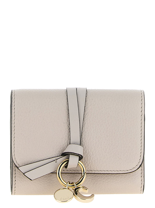 Chloé Gray Calfskin Cardholder