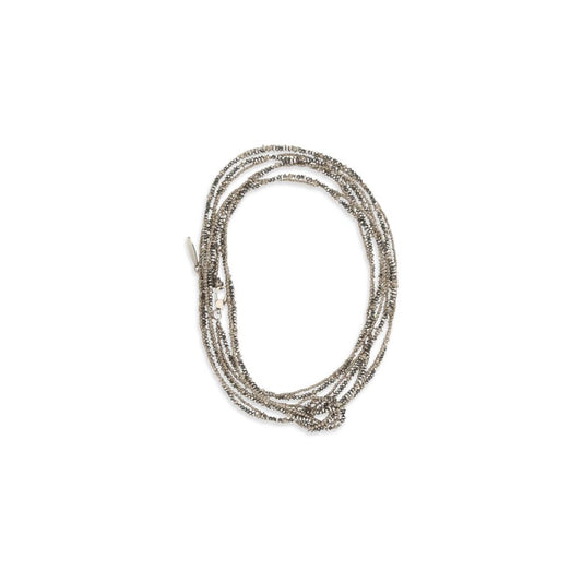Brunello Cucinelli Brown Silver Bracelet