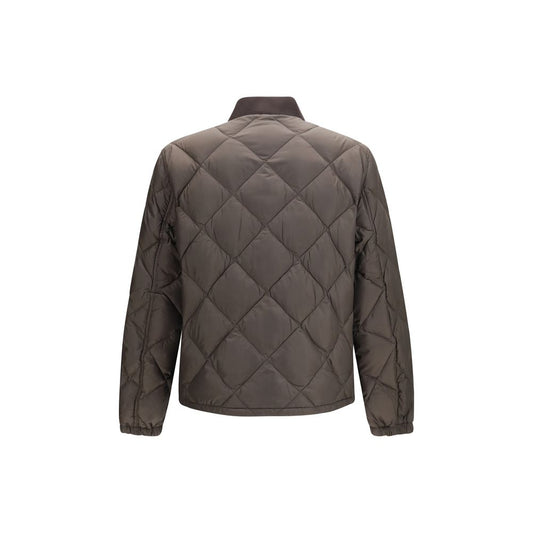 Prada Bicolor Recycled Polyester Full-Length Jacket