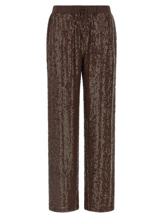 P.A.R.O.S.H. Brown Viscose Dress Pants