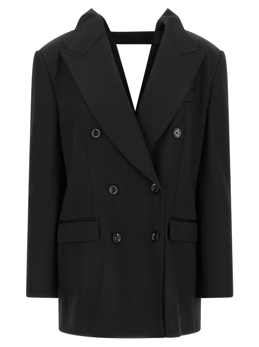 Dolce & Gabbana Black Virgin Wool Blazer