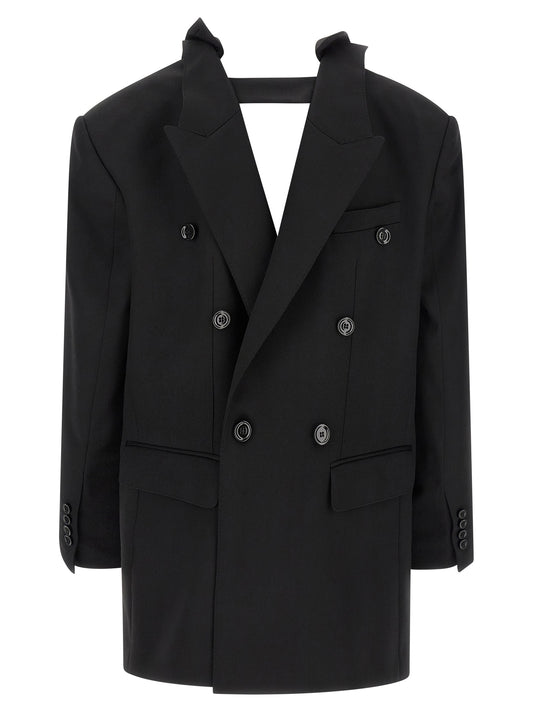 Dolce & Gabbana Black Virgin Wool Blazer