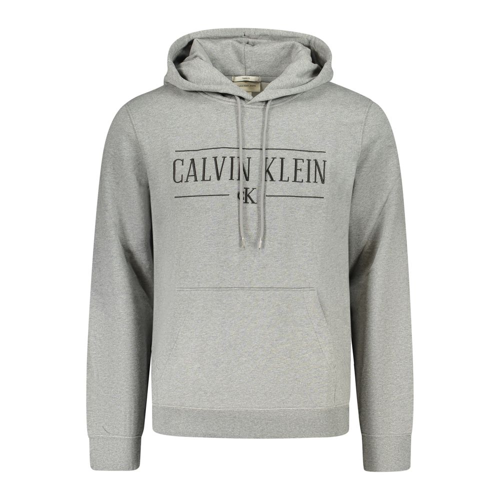 Calvin Klein Gray Cotton Men's Sweatshirt