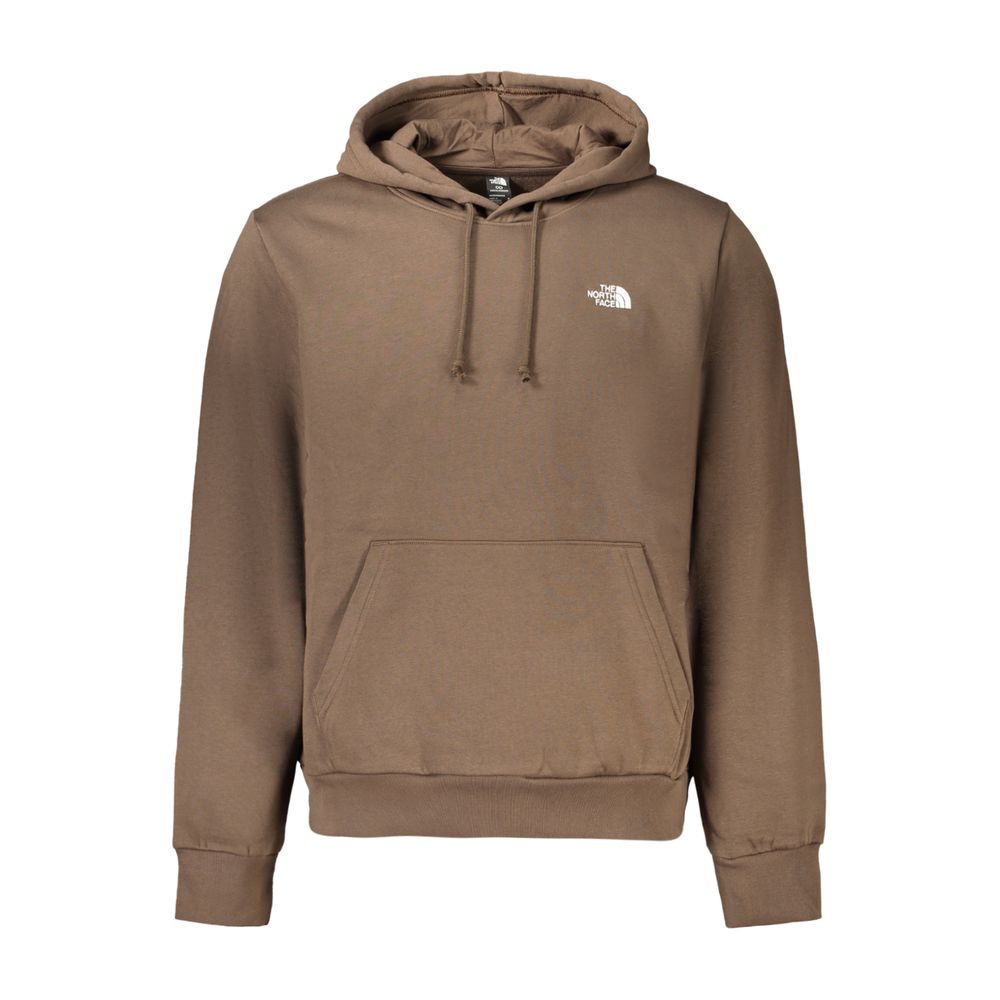 The North Face Brown Cotton Men Sweatshirt