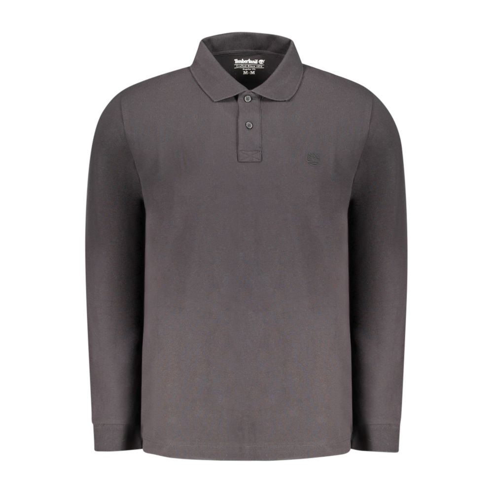 Timberland Nero Cotton Men's Polo