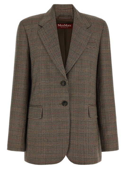 Max Mara Brown Wool Blazer