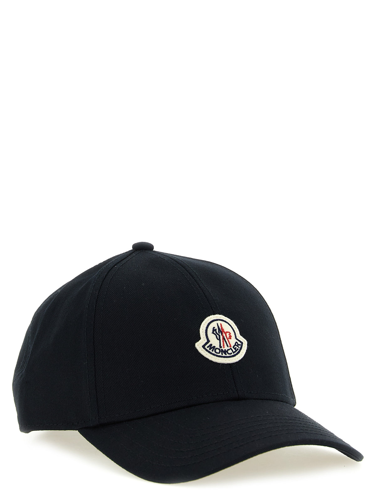 Moncler Black Cotton Cap (Baseball Hat)