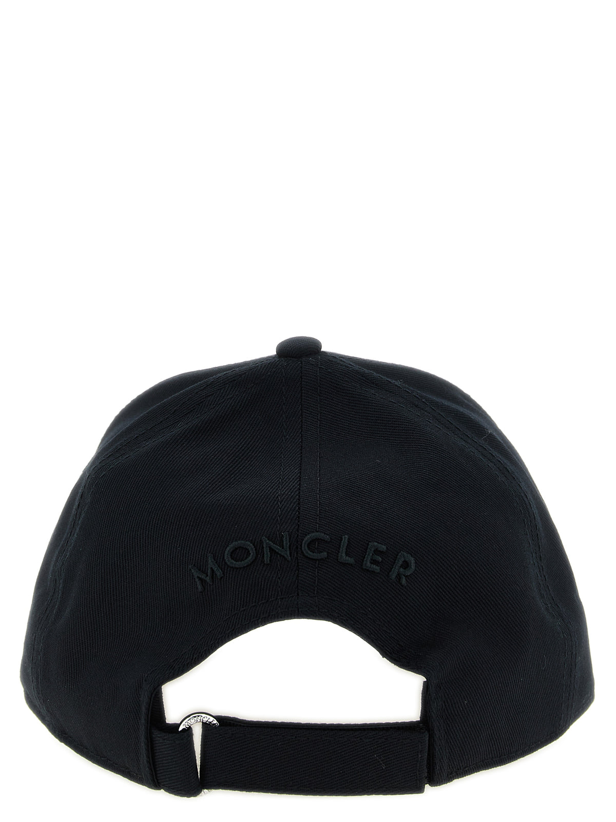 Moncler Black Cotton Cap (Baseball Hat)