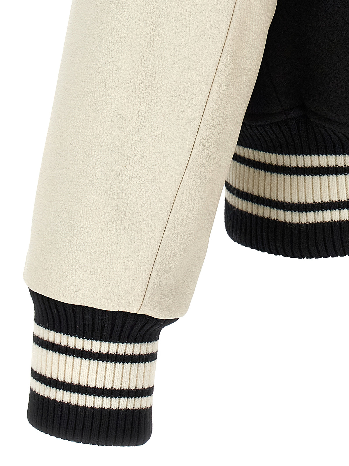 Ami Paris Bicolor Virgin Wool Bomber